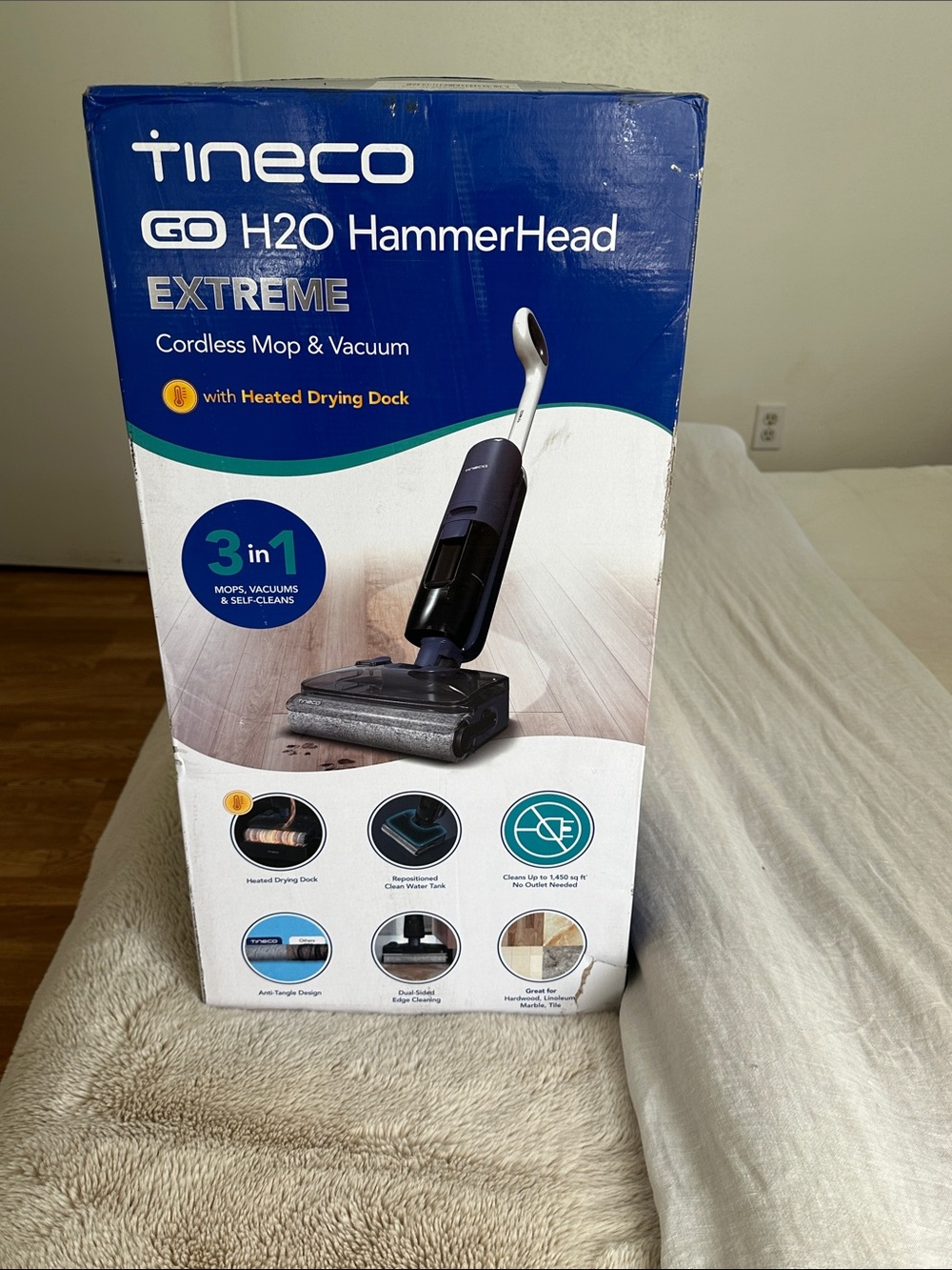 GO H2O HammerHead Extreme Cordless Mop & Vacuum